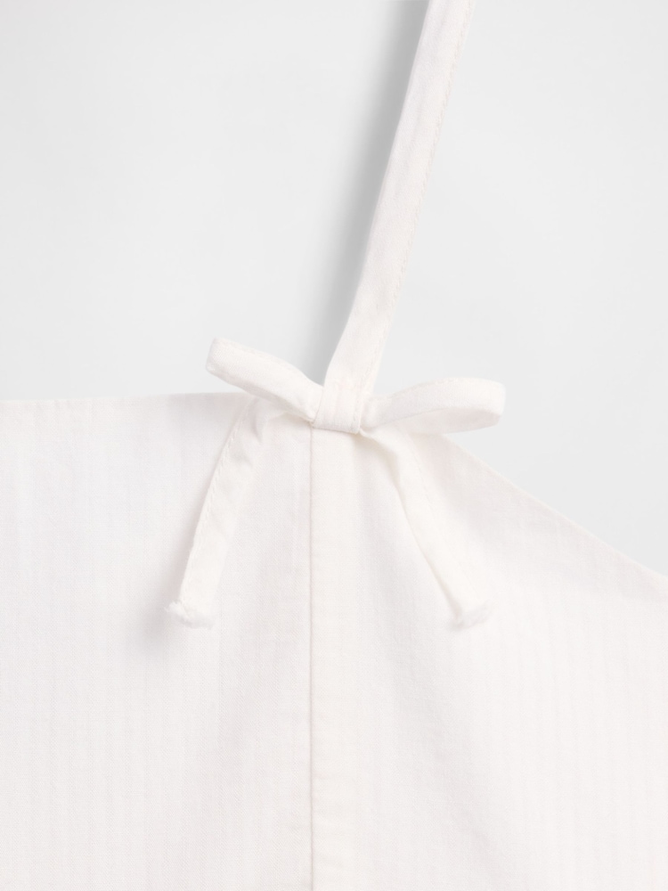 Gap White Bow-Strap Peplum Top (4-13yrs) - Image 5 of 5