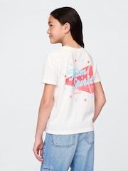 Blanco - Camiseta con diseño gráfico de Gap (4-13 años) - Imagen 2 de 4