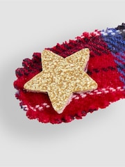 JoJo Maman Bébé Red 4-Pack Festive Embroidered Clips - Image 3 of 3