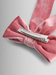 JoJo Maman Bébé Light Pink Thin Satin Bow Clip - Image 4 of 4