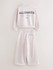smALLSAINTS Light Pink Underground Sweatshirt and Wide Leg Joggers Set - Image 8 of 12
