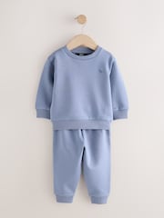 Blue Crew Sweatshirt and Joggers Set 3 Pack (3mths-7yrs) - Image 4 of 10