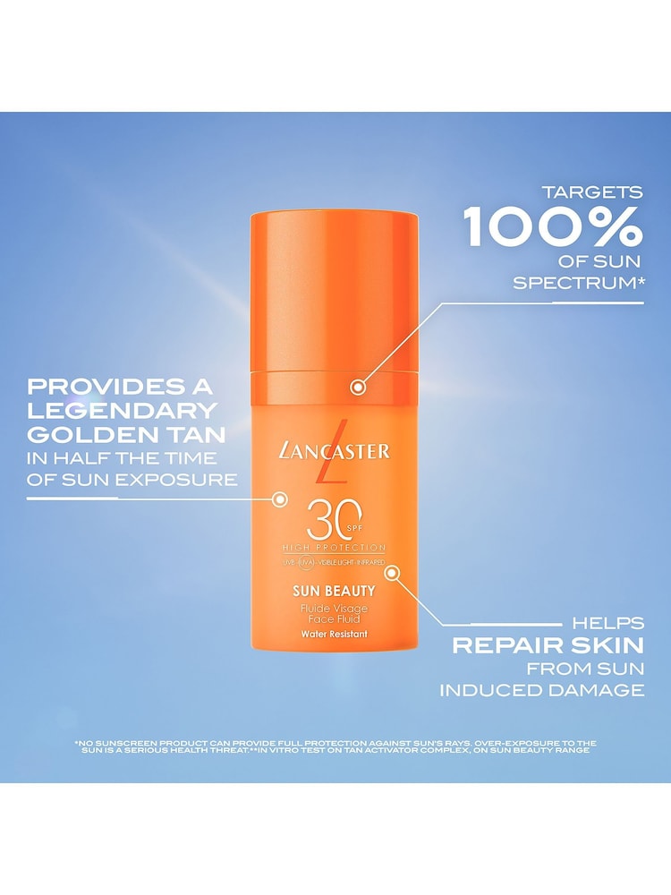 Lancaster Sun Beauty Face Fluid SPF30 Cream 30ml - Image 2 of 5