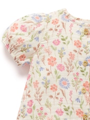 Purebaby Pink 100% Cotton Top & Short Sets - Image 3 of 5