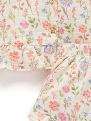 Purebaby Pink 100% Cotton Top & Short Sets - Image 4 of 5