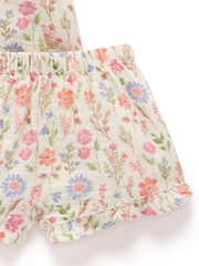 Purebaby Pink 100% Cotton Top & Short Sets - Image 5 of 5