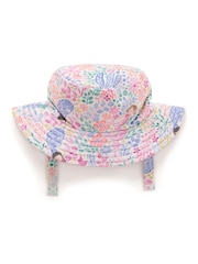 Purebaby Pink Light Broad Brim Swim Hat - Image 2 of 3