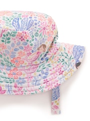 Purebaby Pink Light Broad Brim Swim Hat - Image 3 of 3