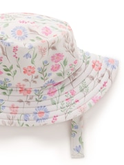 Purebaby Pink Broad Brim Swim Hat - Image 3 of 3
