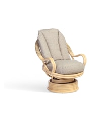 Desser Natural Corsica Deluxe Swivel Rocker Chair - Image 2 of 2
