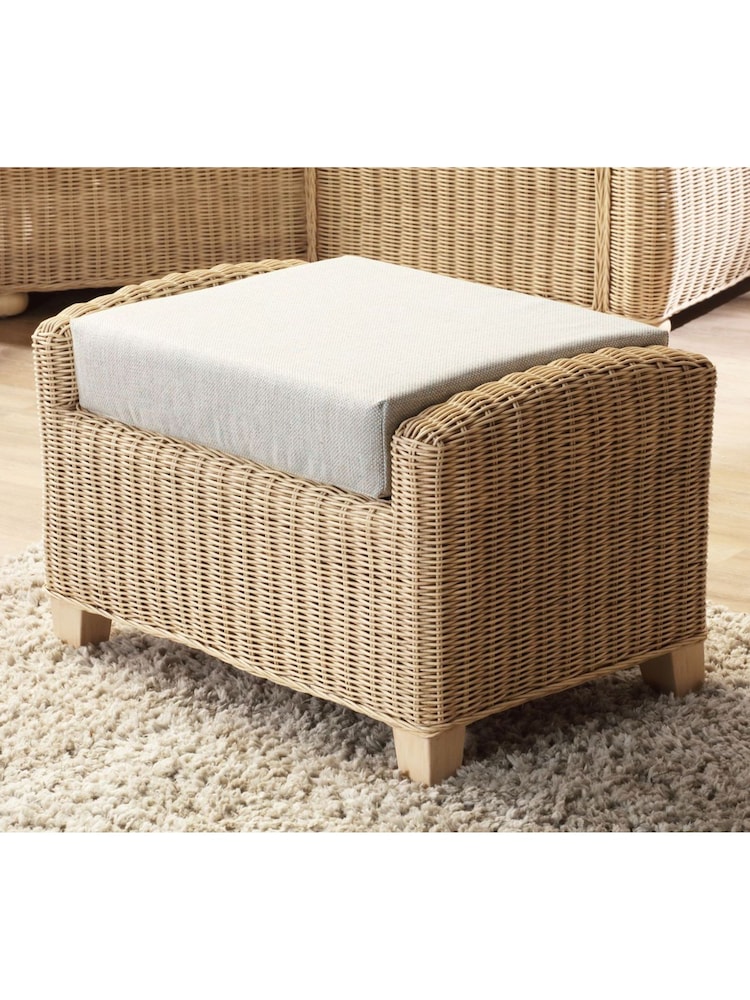 Desser Natural Corsica Footstool - Image 1 of 1