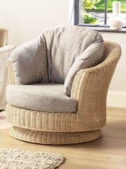 Desser Natural Corsica Lyon Swivel Chair - Image 1 of 2