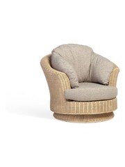 Desser Natural Corsica Lyon Swivel Chair - Image 2 of 2
