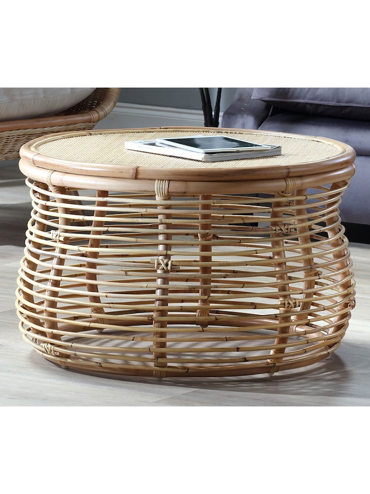 Desser Natural Royal Rattan Coffee Table - Image 1 of 2