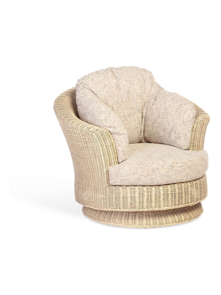 Desser Natural Burford Rattan Conservatory Tub Chair - Image 2 of 2