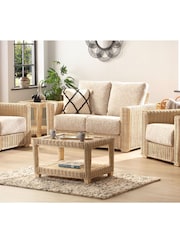 Desser 5 Piece Natural Burford Rattan Scatters Sofa Set - Image 1 of 5