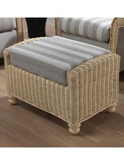 Desser Natural Samford Rattan Footstool - Image 1 of 2