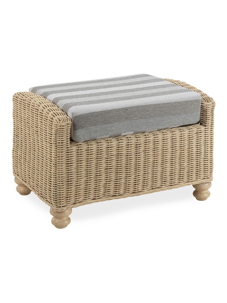Desser Natural Samford Rattan Footstool - Image 2 of 2