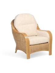 Desser 4 Piece Light Oak Centurion Rattan Sofa Set - Image 3 of 4