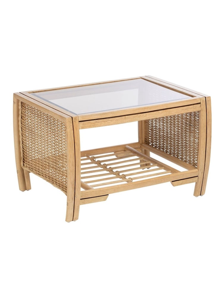 Desser 4 Piece Light Oak Centurion Rattan Sofa Set - Image 4 of 4