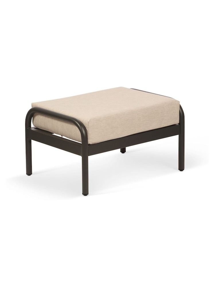 Desser Grey Bari Garden Footstool - Image 1 of 2