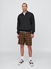Gap Brown Check Check Canvas Shorts - Image 4 of 5