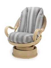 Desser Natural Samford Rattan Swivel Chair - Image 2 of 2
