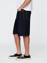 Gap Dark Wash Blue 10.5" Baggy Denim Shorts - Image 3 of 5