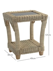 Desser 5 Piece Natural Samford Scatter Back Rattan Sofa Set - Image 5 of 5