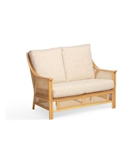 Desser Natural Chester Rattan Fabric Sofa Set 6 Piece - Image 2 of 5