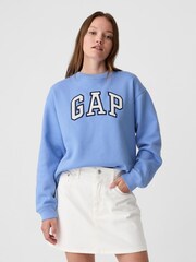 Gap Blue Logo Fleece Jumper - Image 1 of 3
