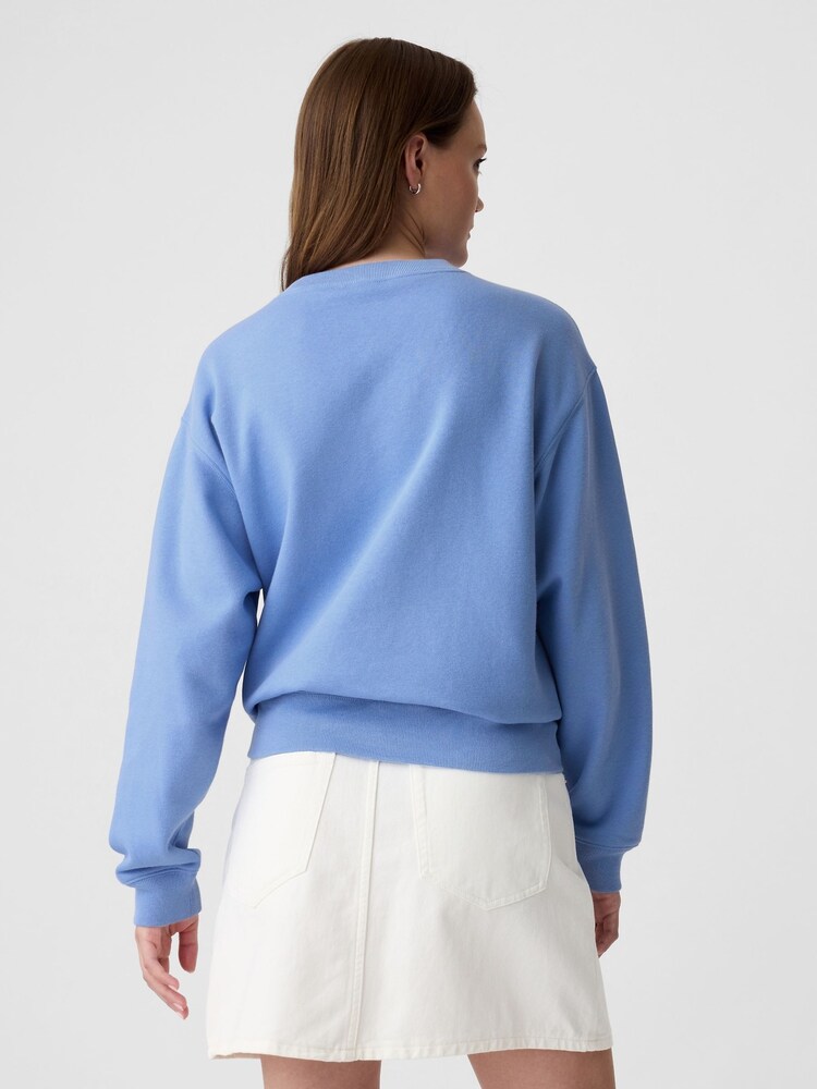 Gap Blue Logo Fleece Jumper - Image 2 of 3