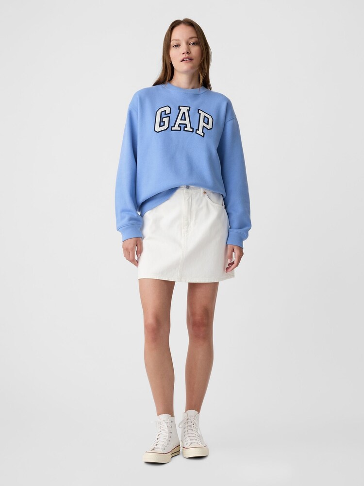 Gap Blue Logo Fleece Jumper - Image 3 of 3