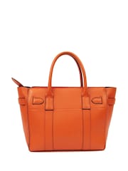 Mulberry Small Orange Zipped Bayswater Tote - Image 2 of 6