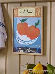 Orange Artist Collection Frankie Thorp Peachy Wall Art - Image 2 of 5