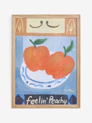 Orange Artist Collection Frankie Thorp Peachy Wall Art - Image 5 of 5