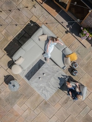 Maze Grey Florence Garden Small Corner Sofa Set With Armchair - Image 2 of 6