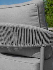 Maze Grey Florence Garden Small Corner Sofa Set With Armchair - Image 4 of 6