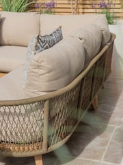 Maze Natural Bali Garden Corner Sofa Set - Image 3 of 6