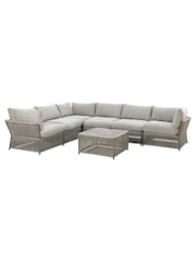 Maze Cool Linen Maldives Garden Large Corner Sofa Set - Image 15 of 15