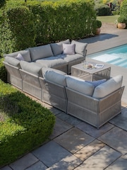 Maze Cool Linen Maldives Garden Large Corner Sofa Set - Image 3 of 15