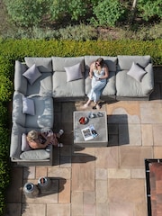 Maze Cool Linen Maldives Garden Large Corner Sofa Set - Image 4 of 15