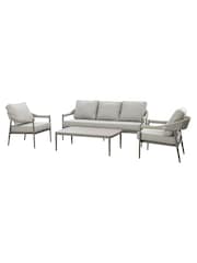 Maze Cool Linen Florence Garden 3 Seater Sofa Set - Image 6 of 6
