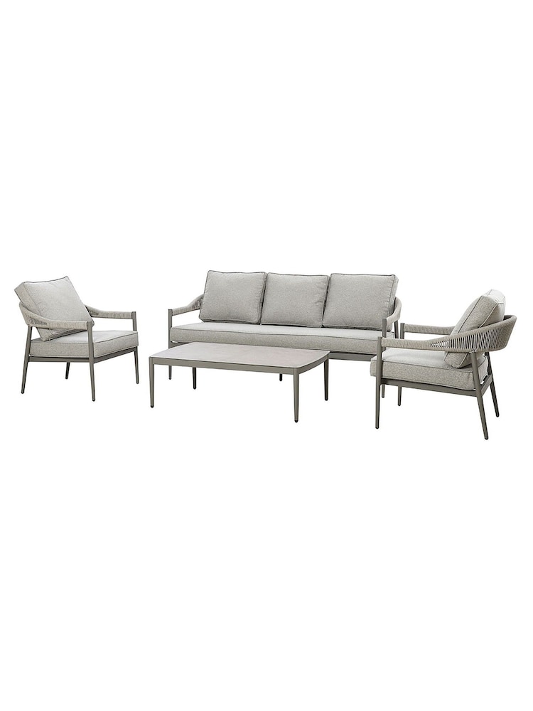 Maze Cool Linen Florence Garden 3 Seater Sofa Set - Image 6 of 6