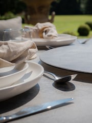 Maze Cool Linen Maldives Garden 6 Seater Oval Dining Set - Image 6 of 12