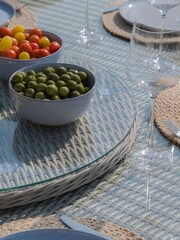 Maze Grey Oxford Garden 6 Seater Oval Dining Set with Herita Suzan - Image 5 of 6