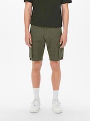 Only & Sons Regular Fit Cargo Shorts - Imagen 1 de 4