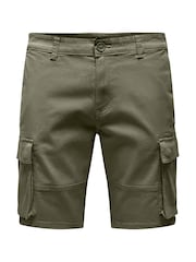 Only & Sons Regular Fit Cargo Shorts - Imagen 3 de 4