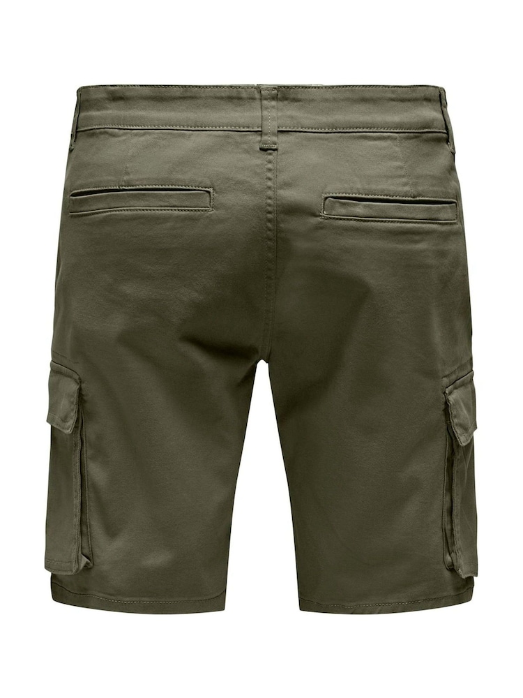 Only & Sons Regular Fit Cargo Shorts - Imagen 4 de 4