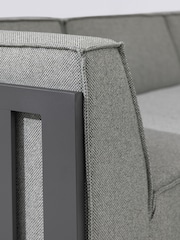 Maze Zinc Grey Ibiza Garden Medium Corner Sofa Set With Square Co - Image 11 of 11